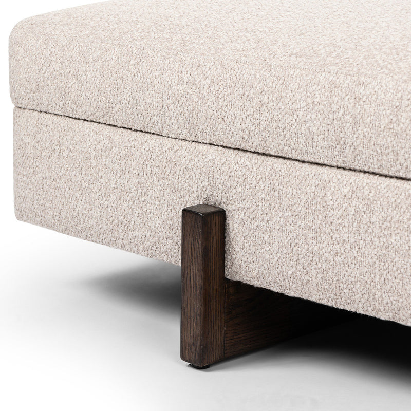 Four Hands Esben Square Storage Ottoman