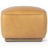 Four Hands Sinclair Leather Ottoman