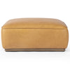 Four Hands Sinclair Leather Ottoman