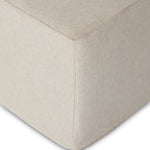 Four Hands Delray Slipcover Ottoman