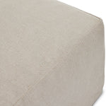 Four Hands Delray Slipcover Ottoman