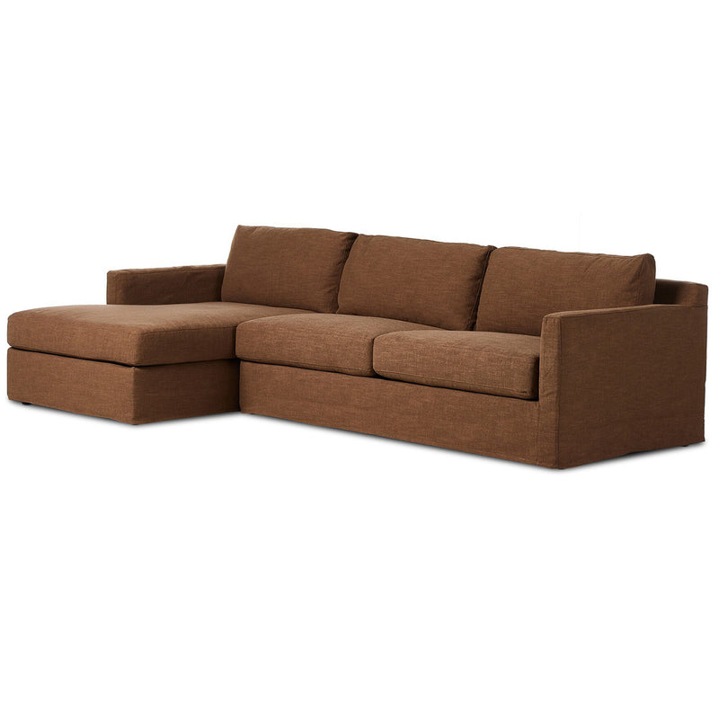 Four Hands Hampton 2 Piece Slipcover Sectional Sofa