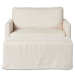 Four Hands Maddox Slipcover Chair with Ottoman