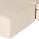 Four Hands Delray 3-Piece Slipcover Sectional with Ottoman