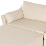 Four Hands Delray 3-Piece Slipcover Sectional with Ottoman