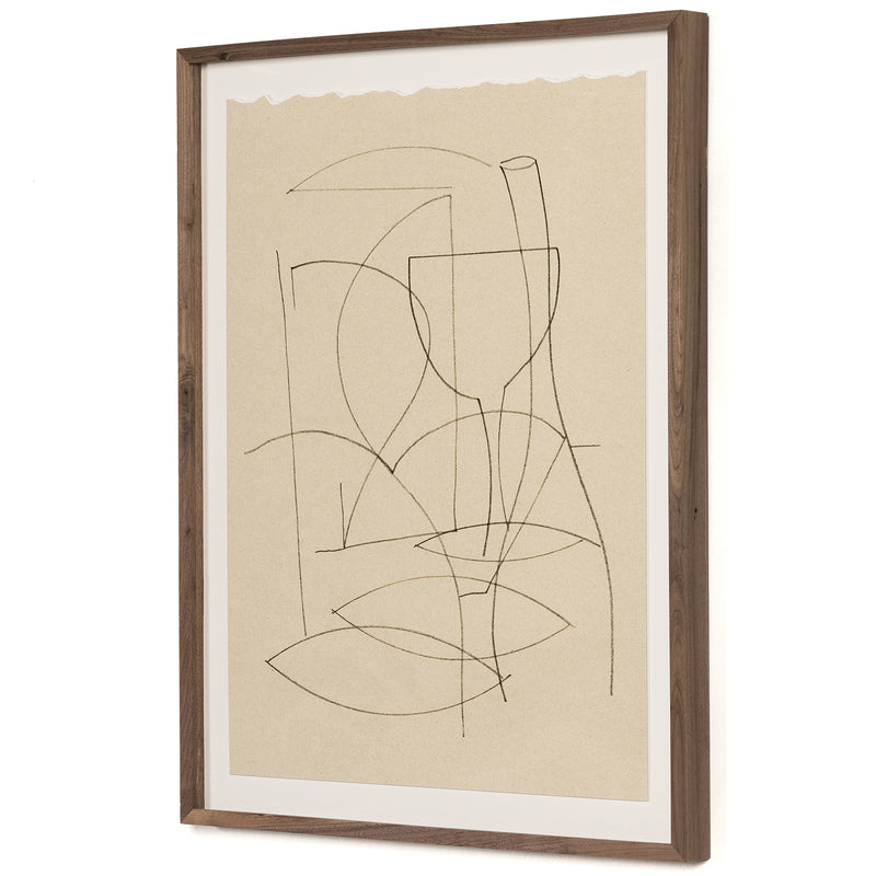 Four Hands Facile Framed Artwork