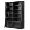 Four Hands Admont Double Bookcase And Ladder