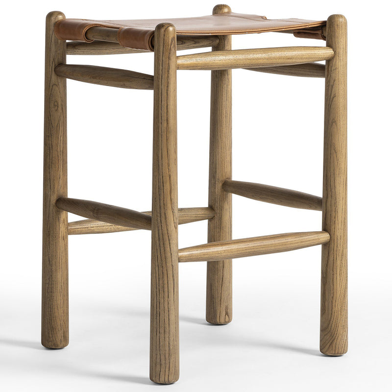 Four Hands Nino Backless Bar Stool Set of 2