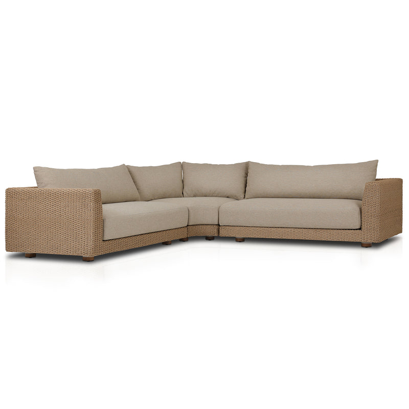 Four Hands Sylvan Outddor 3 Piece Sectional Sofa