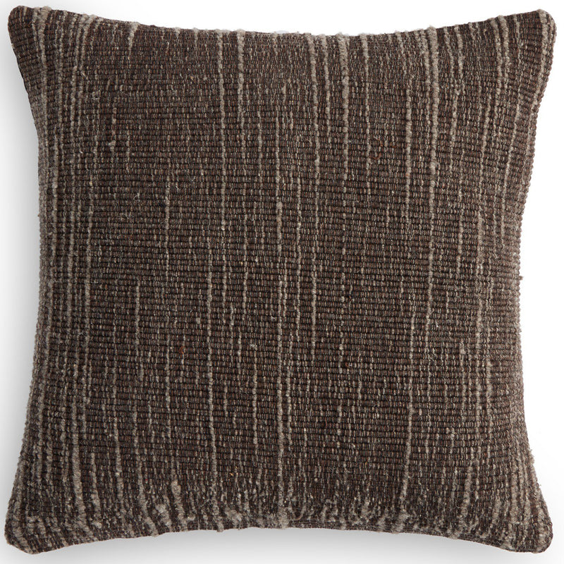 Four Hands Stripe Wool Handwoven Throw Pillow