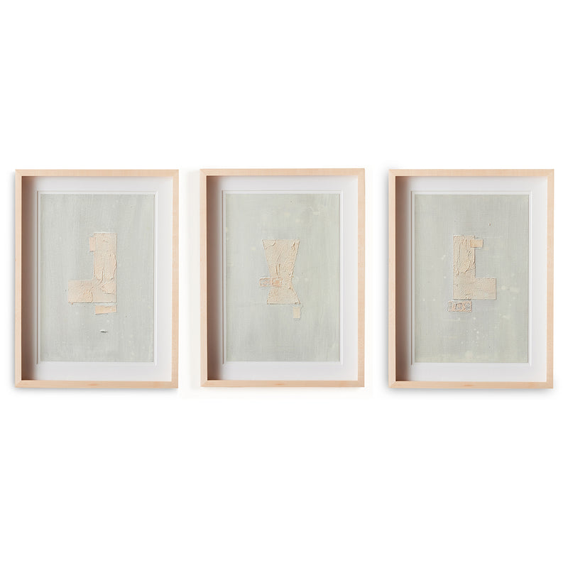 Four Hands Galactic Triptych I Framed Artwork Set of 3