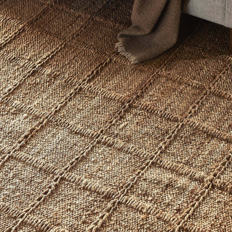 Four Hands Grid Jute Area Rug