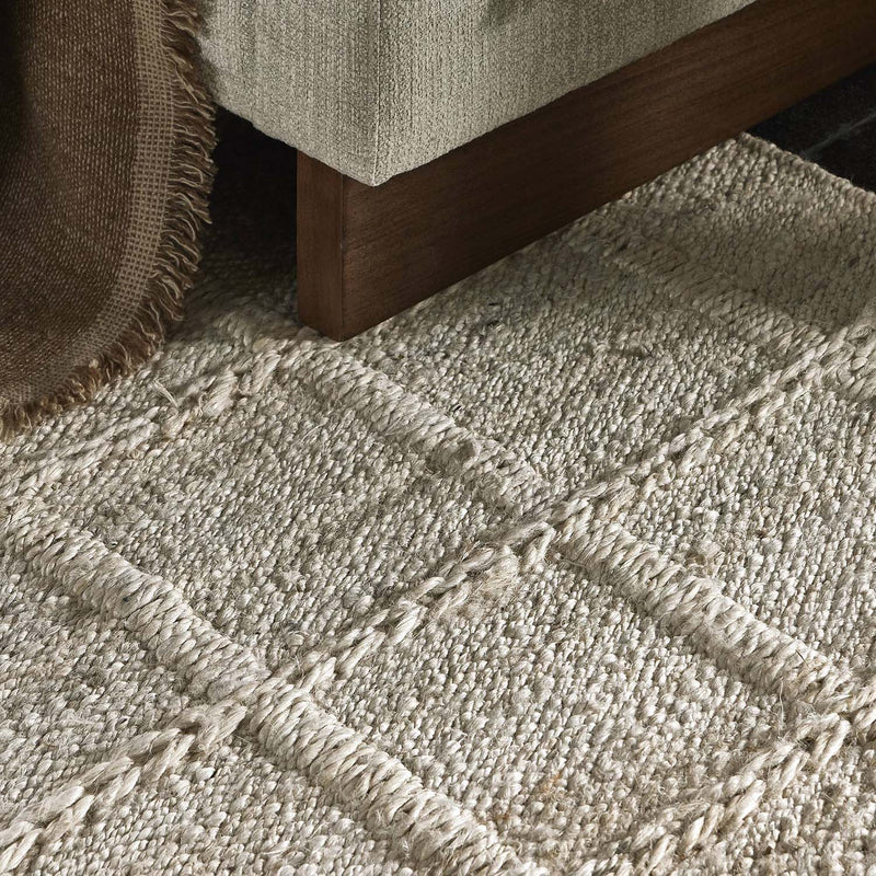 Four Hands Grid Jute Area Rug