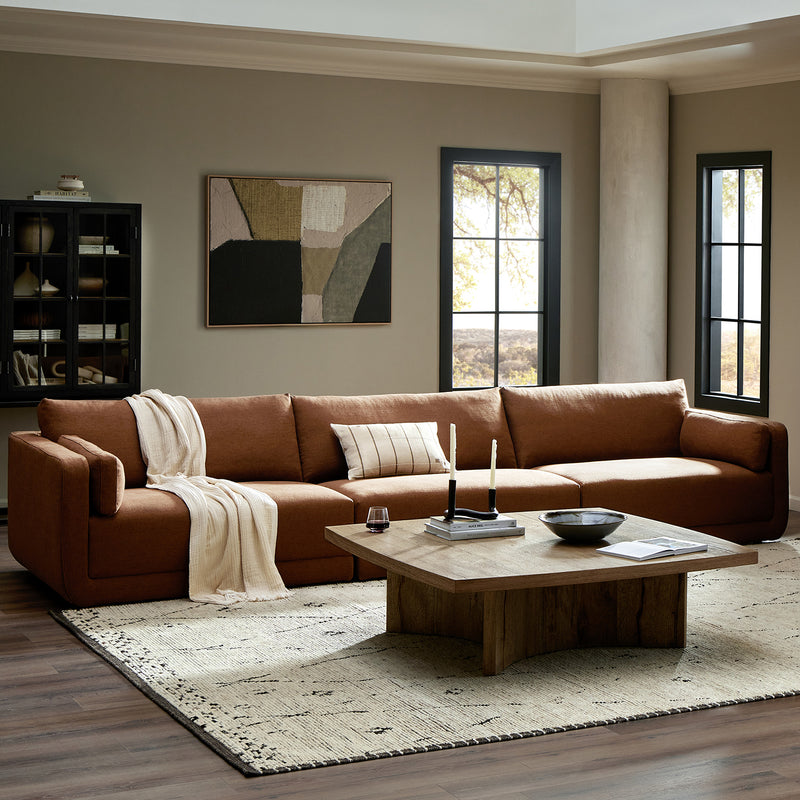 Four Hands Tolans 3 Piece Sectional Sofa