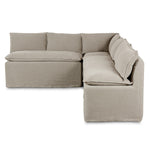 Four Hands Andre Slipcover L-Shape Dining Banquette