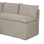 Four Hands Andre Slipcover L-Shape Dining Banquette