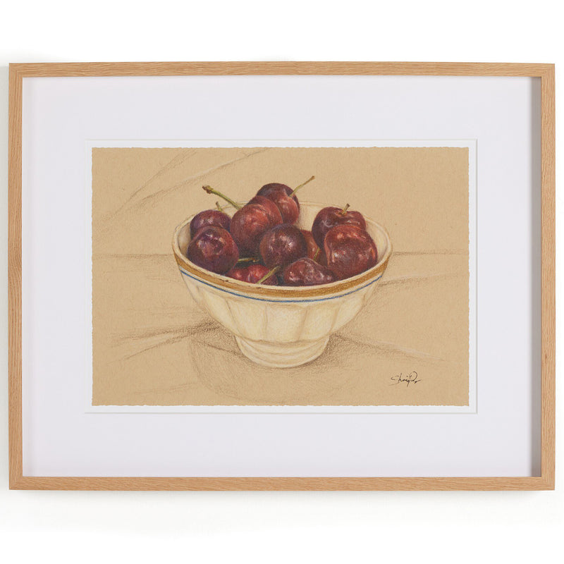 Four Hands x Shaina Page Cherries II Framed Art