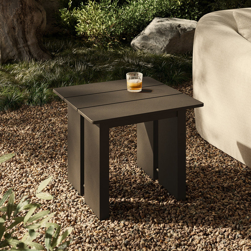 Four Hands Chapman Outdoor Metal End Table Set of 2