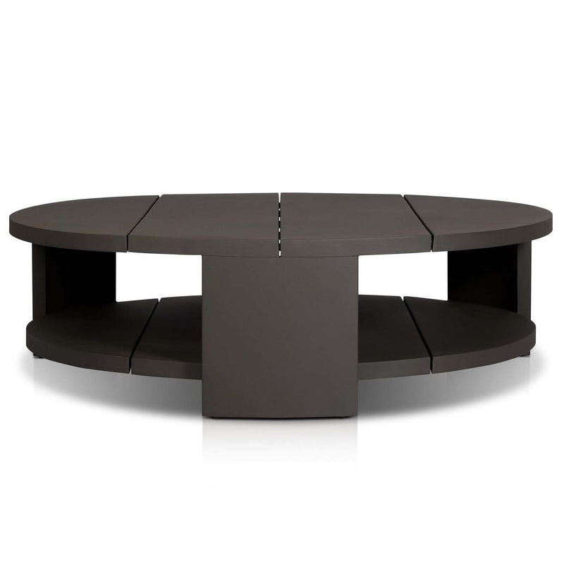 Four Hands Roca Round Metal Outdoor Coffee Table