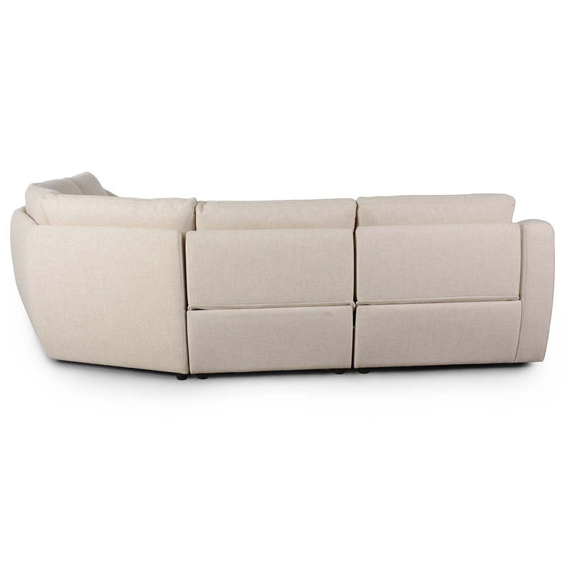 Four Hands Crawford Power Recliner 5-Piece Sectional Sofa