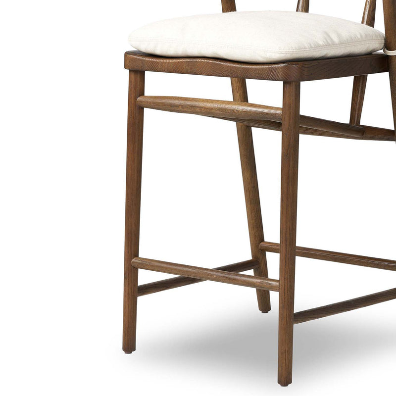 Four Hands Buxton Cushion Bar Stool Set of 2