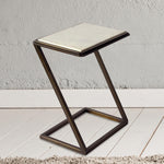 Marble Top Z Accent Table