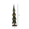 Green Swaying Tree Sculpture Set of 2