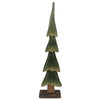 Green Swaying Tree Sculpture Set of 2