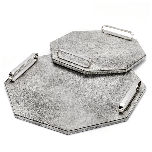 Interlude Home Audrina Octagonal Tray Set of 2