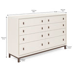 A.R.T. Furniture Blanc 8 Drawer Dresser