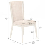 A.R.T. Furniture Blanc Upholstered Back Side Chair Set of 2