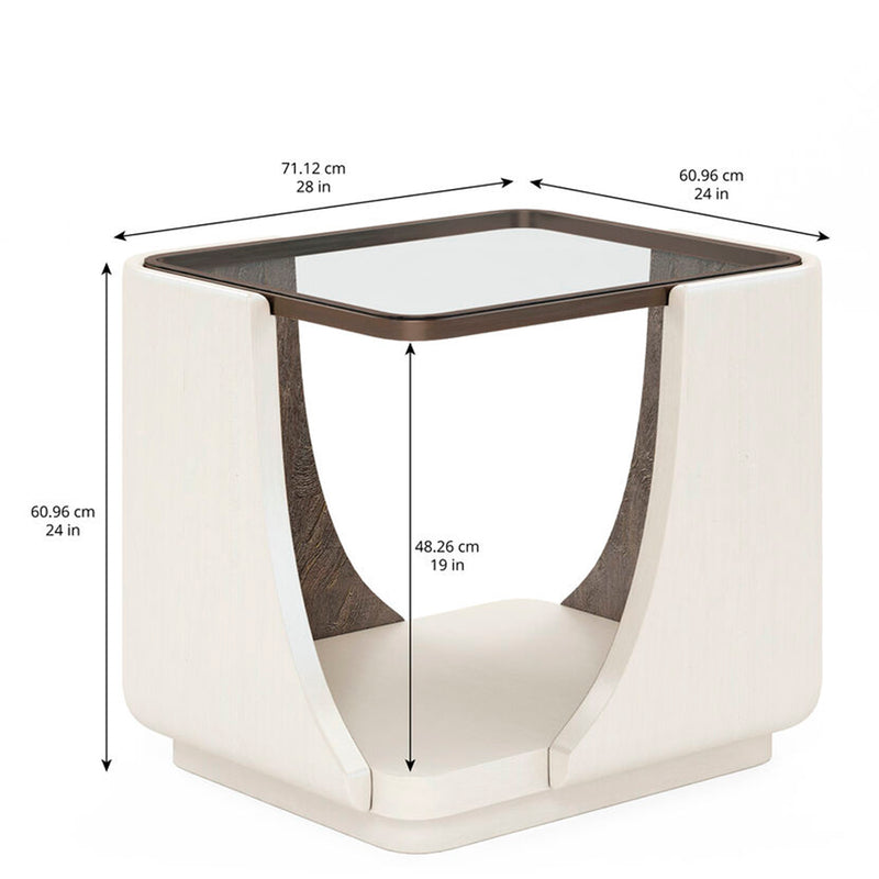 A.R.T. Furniture Blanc End Table Set of 2