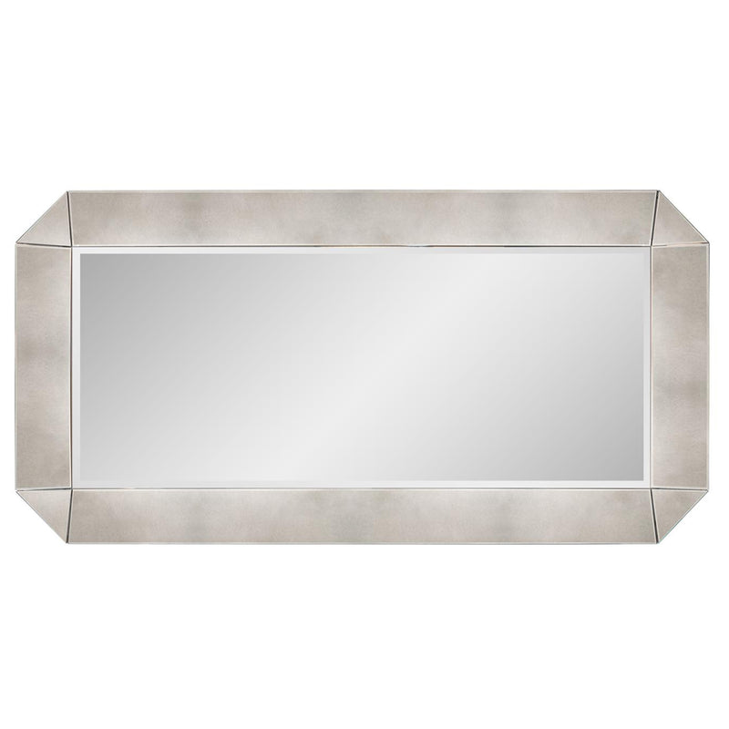 Smokey Pearl Concave Lounge Floor Mirror