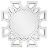 Eduina Symmetrical Cut Pattern Wall Mirror