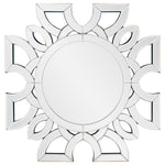 Eduina Symmetrical Cut Pattern Wall Mirror