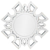 Eduina Symmetrical Cut Pattern Wall Mirror