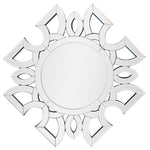 Eduina Symmetrical Cut Pattern Wall Mirror