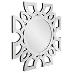 Eduina Symmetrical Cut Pattern Wall Mirror