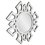 Eduina Symmetrical Cut Pattern Wall Mirror