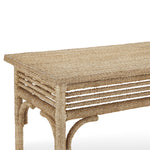 Currey & Co Olisa Rope Large Console Table