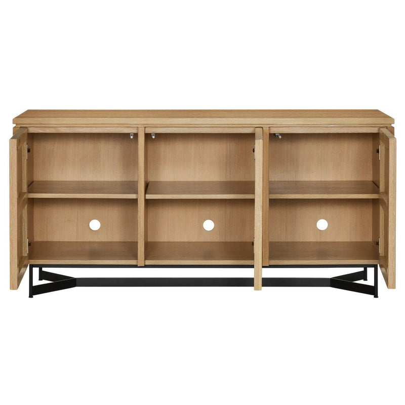 Currey & Co Indeo Washed Oak Credenza