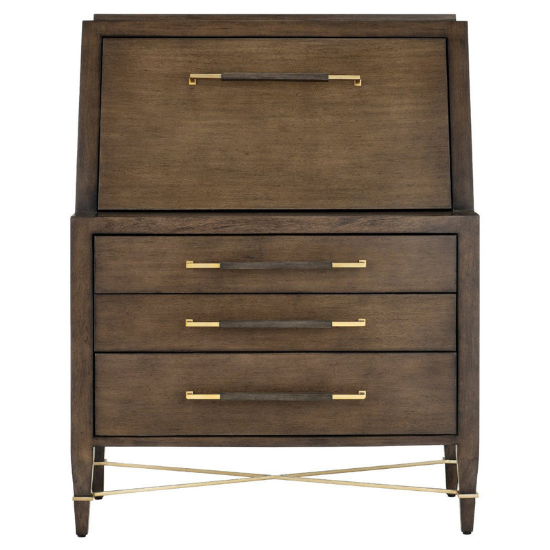 Currey & Co Verona Chanterelle Secretary Desk