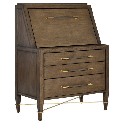 Currey & Co Verona Chanterelle Secretary Desk