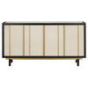 Currey & Co Deanna Raffia Credenza