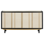 Currey & Co Deanna Raffia Credenza