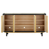 Currey & Co Deanna Raffia Credenza