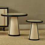 Currey & Co Deanna Raffia Entry Table