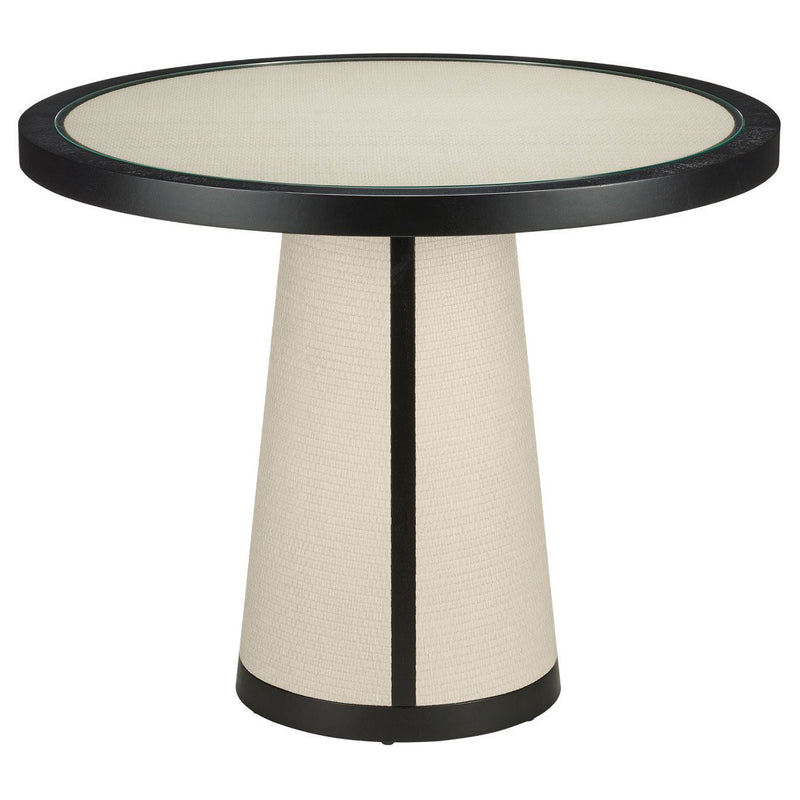 Currey & Co Deanna Raffia Entry Table