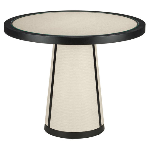 Currey & Co Deanna Raffia Entry Table