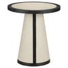 Currey & Co Deanna Raffia Accent Table